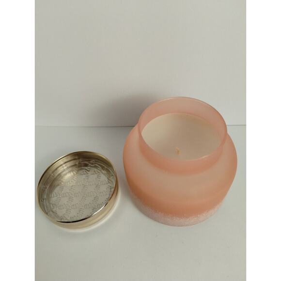 5" Huntington Home Nectarine Blossom and Yuzu Candle - Designer Jar Series - Picture 2 of 3